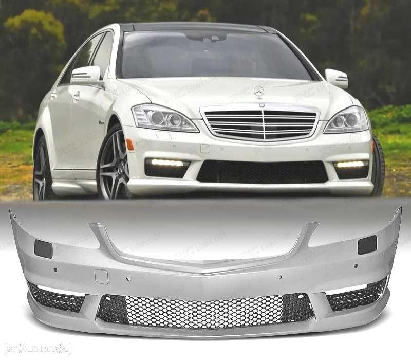 PÁRA-CHOQUES FRONTAL MERCEDES CLASE S W221 05-11 LOOK AMG S65 - 1