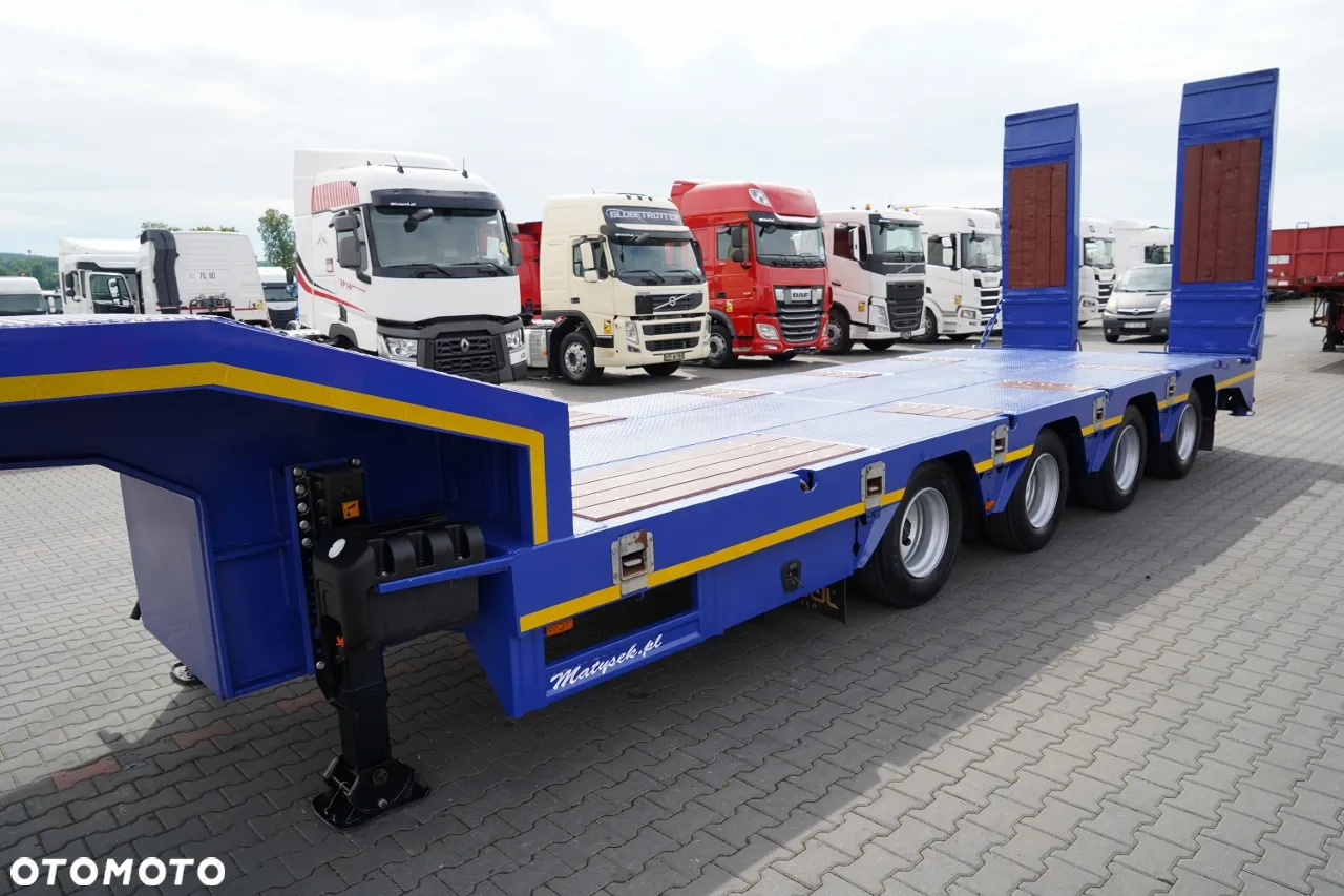 Faymonville OZGUL  NACZEPA LAWETA / LW4 / NISKOPODWOZIOWA / POSZERZANA / 4 OSIE /  12 M / NAJAZDY HYDRAULICZNE / SPROWADZONA - 12