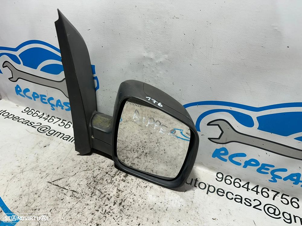 .Espelho Retrovisor Lateral Esquerdo Direito Original PSA Peugeot Bipper Citroen Nemo Fiat Fiorino 735460573 2008 - 2019 - 12