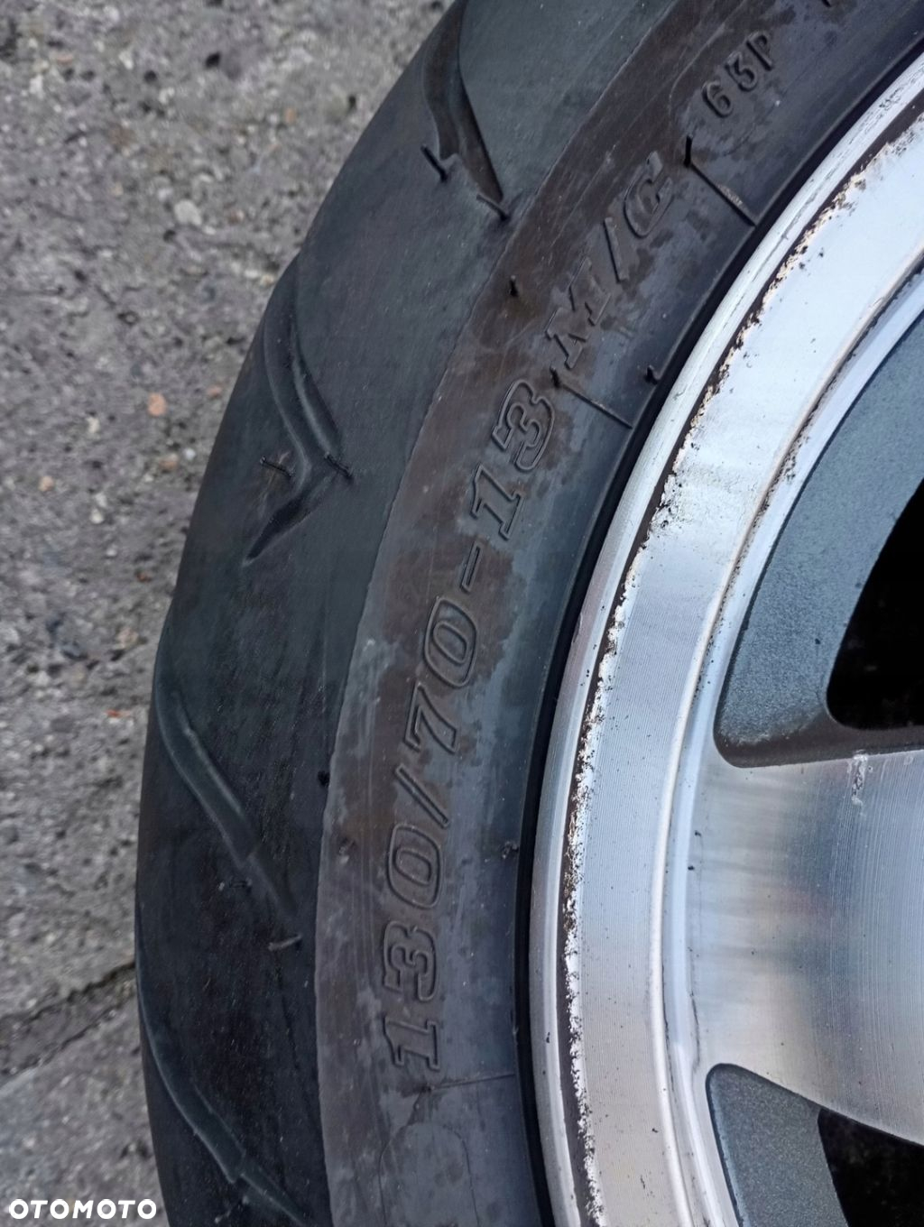 Suzuki Burgman AN 400 K1 K2 - KOŁO FELGA TYŁ 130/70/13 - 9