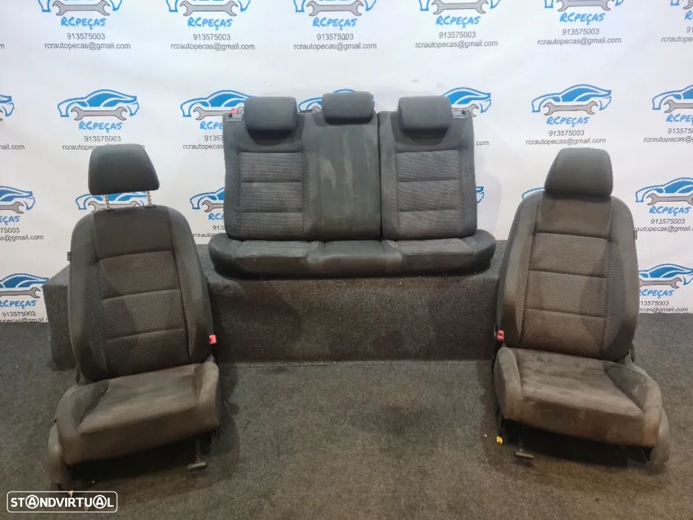 BANCO BANCOS TECIDO FRONTAL FRENTE TRASEIRO TRÁS AIRBAG VW VOLKSWAGEN GOLF V 5 MK5 1K - 1