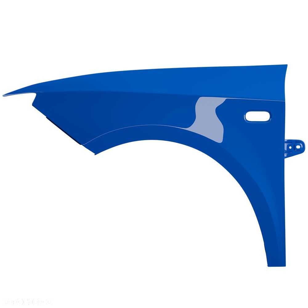 BLU Błotnik SEAT IBIZA IV 4 6J LW5B lewy niebieski 08-17 przód Blau Galia - 2