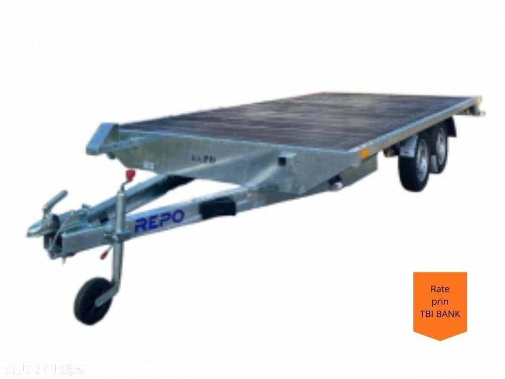 REPO Remorca 750 kg 2 Axe Repo 410x210 cm Tip Platforma - 1