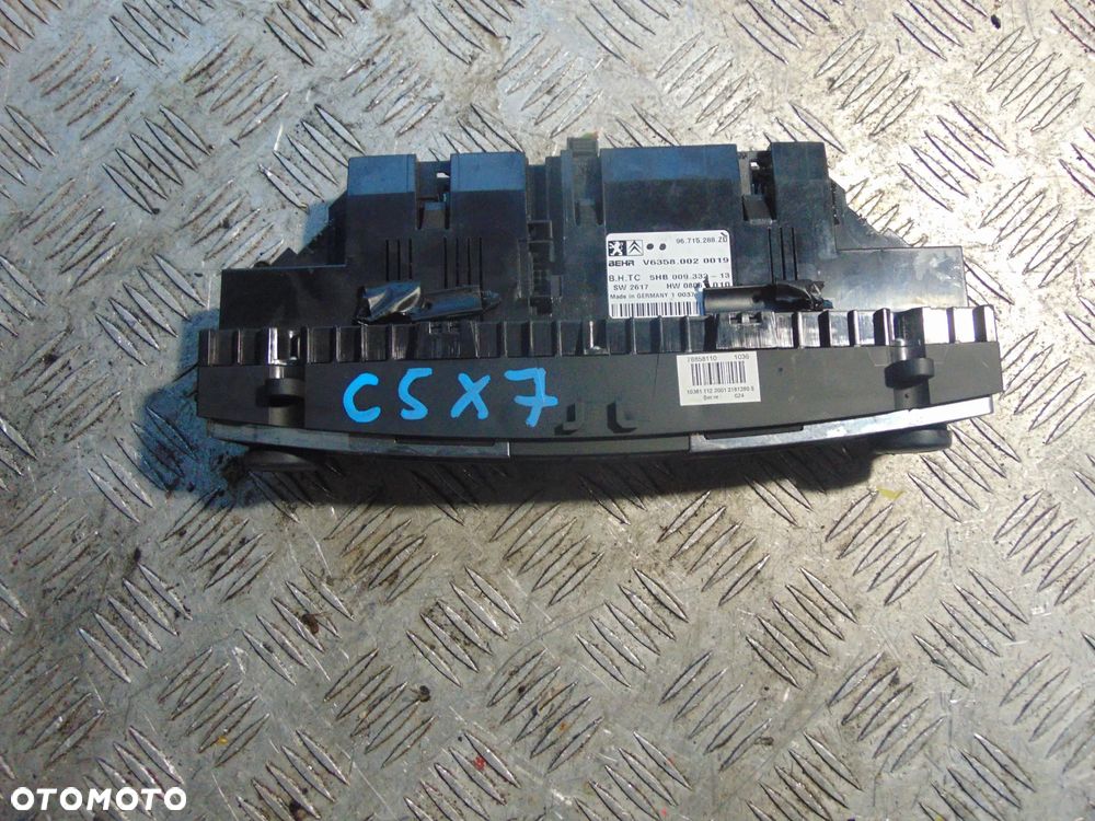 panel sterownia citroen c5 x7 - 2