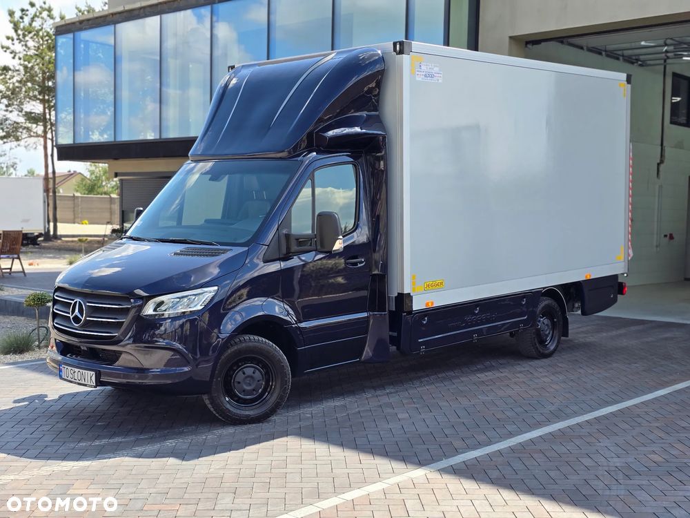 Mercedes-Benz SPRINTER 319 3.0 CDI KONTENER 4,28cmDługi 2,29cmSzero 2,24cmWysok + WINDA 750Kg 42Tyś km SERWIS DO OSTATNIEGO Km ASO MERCEDES-BENZ SALON PL STAN NOWY NOWY NOWY FABRYCZNA GWARANCJA - 10