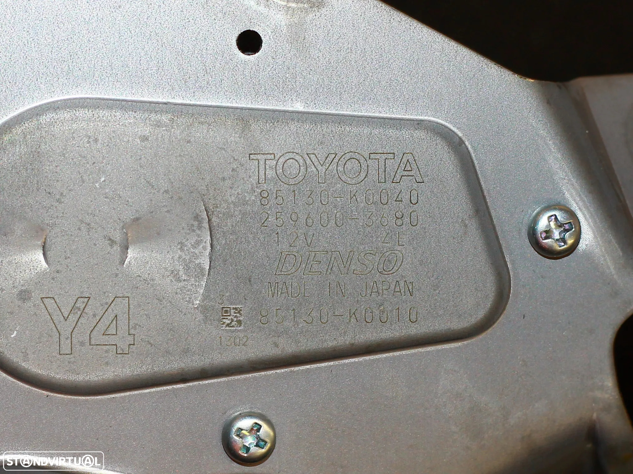 MOTOR LIMPA VIDRO TRASEIRO TOYOTA YARIS 2020 - 4