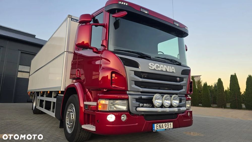 Scania P280 Euro 6 4x2 kurierka regulowany kontener 18 palet super stan niski przebieg! godna uwagi! - 3