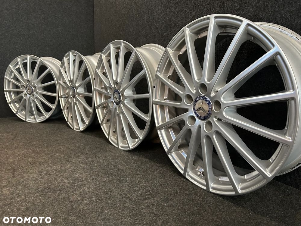 Alufelgi Mercedes GLA, CLA, A-KLasa W176, B-Klasa W246 18 cali 5x112 4szt. Ładne z czujnikami! - 2