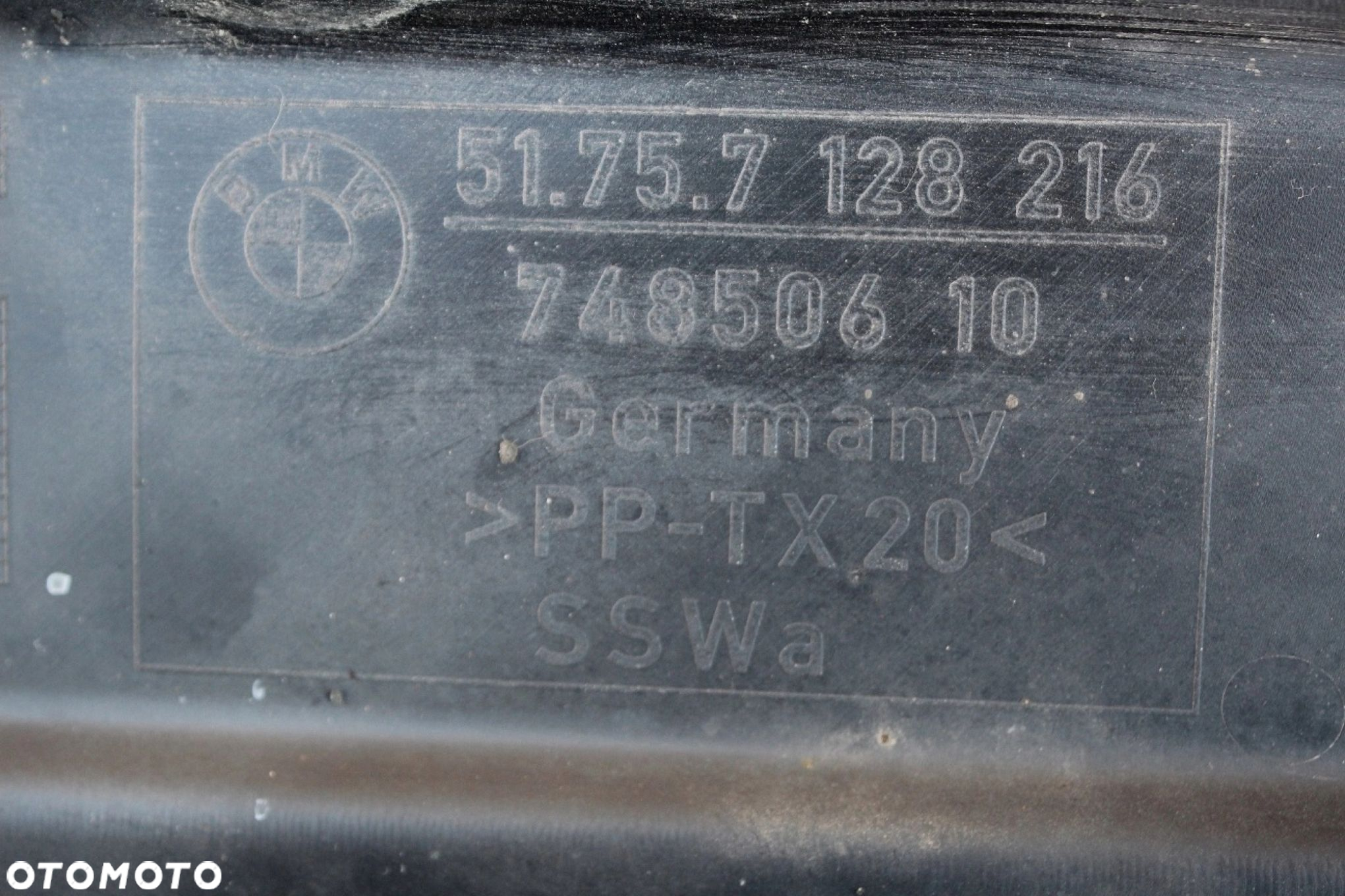 Osłona podwozia BMW e92 e93 TYŁ 7128216 tylna - 3