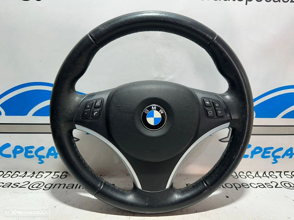 Volante Completo Pele Original Multifunções Comandos BMW Serie 1 3 X1 E83 6769894 - 2