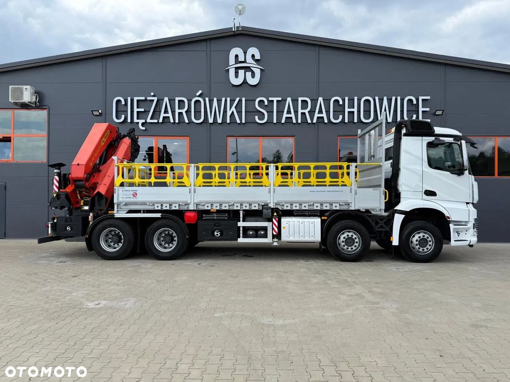 Mercedes-Benz Arocs Actros 3236 // E6 // 8x4 // Palfinger PK48002 z radiem // energetyka budowlanka skrzynia kran crane żuraw dzwig - 7