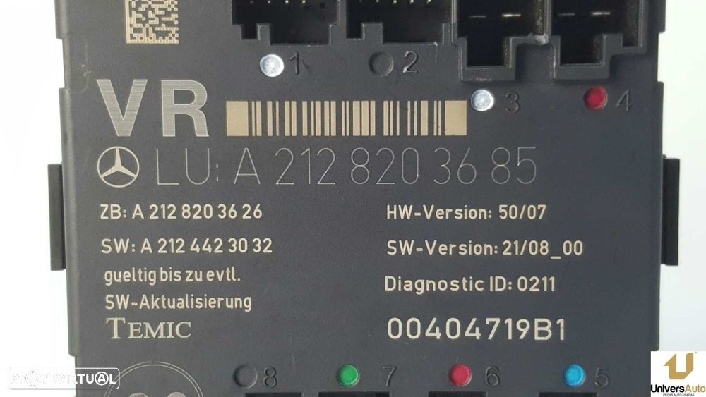MODULO CONFORT MERCEDES CLASE E (W212) LIM. 350 CDI BLUEEFFICIENCY (212.025) - 4