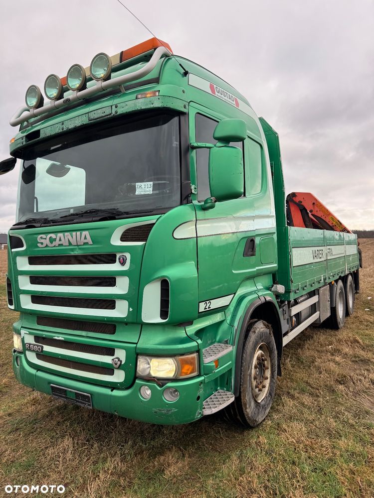 Scania R580 V8 6X4 Palfinger PK 23002 rotator - 1