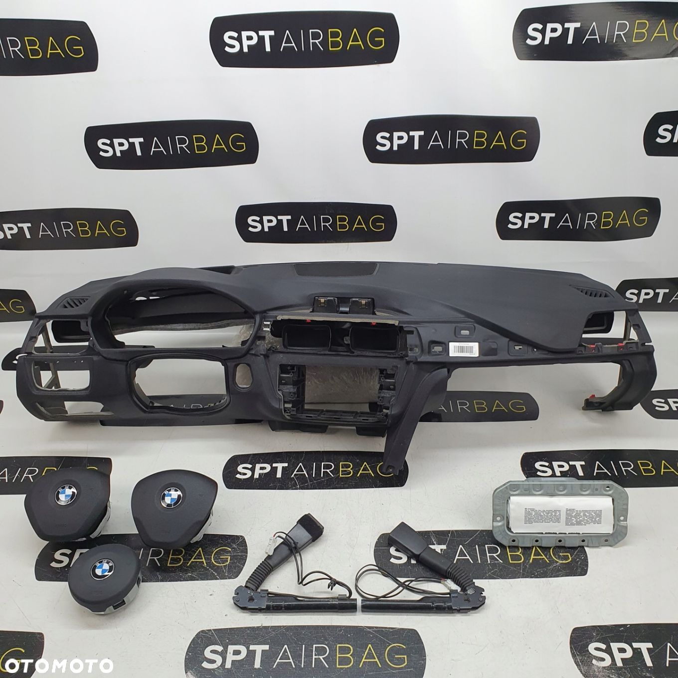 BMW SERIA 4 F32 F33 DESKA ROZDZIELCZA KONSOLA KOKPIT PULPIT PODUSZKI AIRBAG AIR BAG PASY KIT SET - 1
