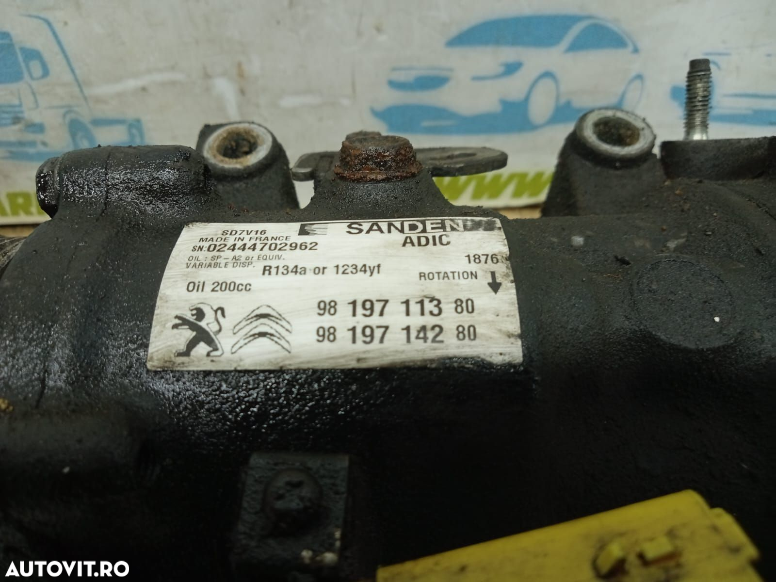 Compresor clima AC 2.0 BlueHDI ahn ahp ahm 9819711380 Peugeot Boxer 2 - 3