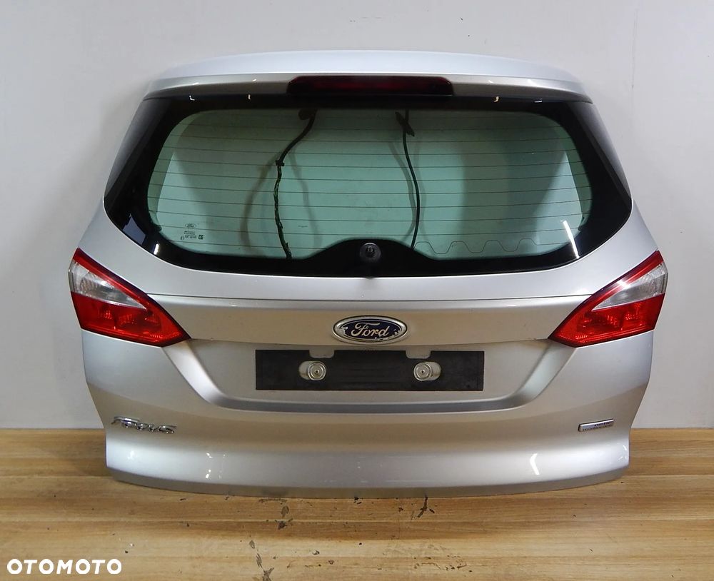 Klapa pokrywa bagażnika Kombi Ford Focus MK3 10-18 srebrna Łuków części - 1