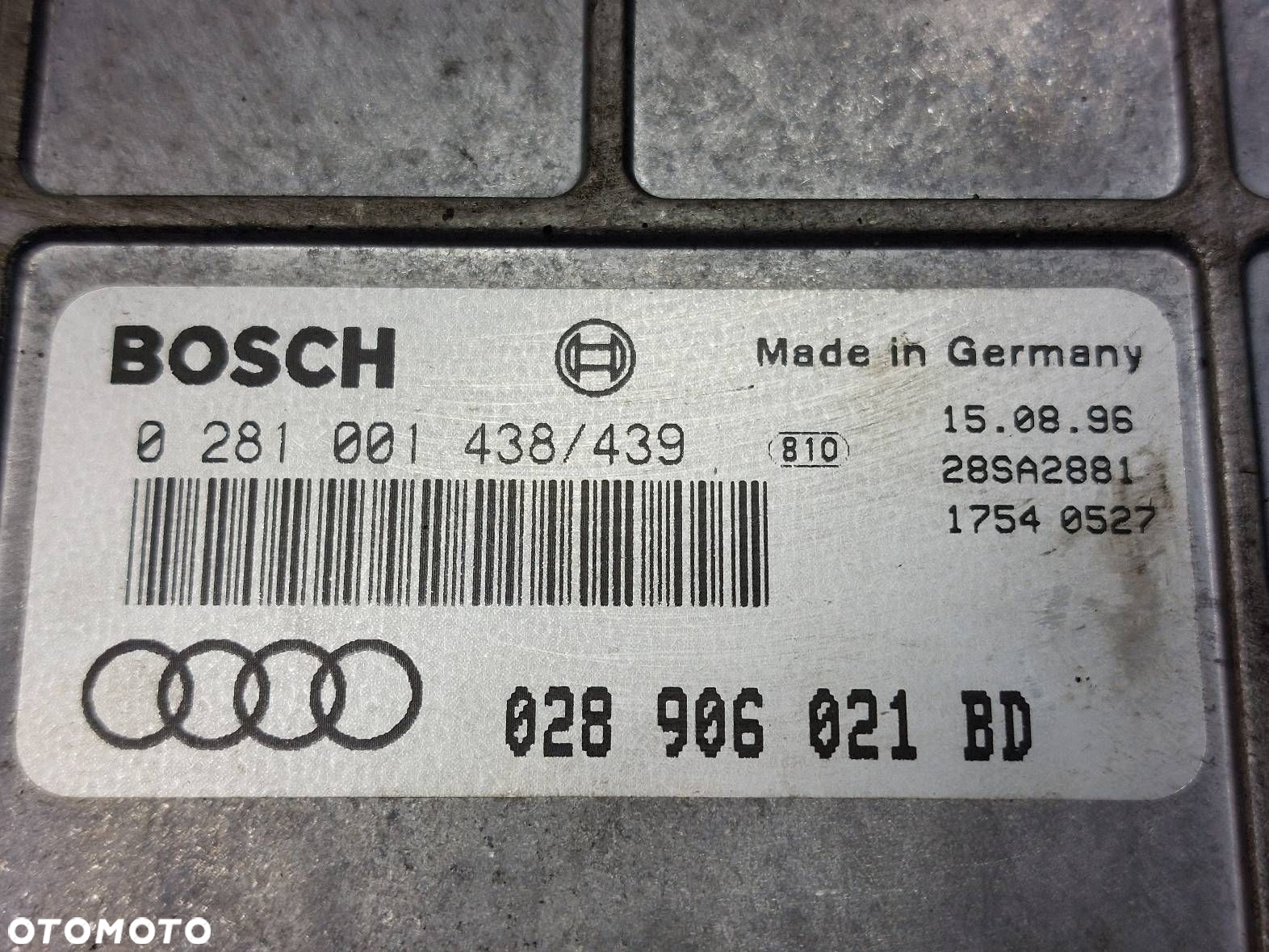 ZESTAW STARTOWY AUDI A4 B5 1.9 TDI 028906021BD - 2