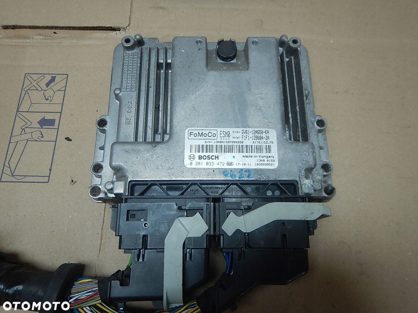 STEROWNIK KOMPUTER FORD TRANSIT CONNECT KUGA MK2 1.5 TDCI GV61-12A650-KA - 1