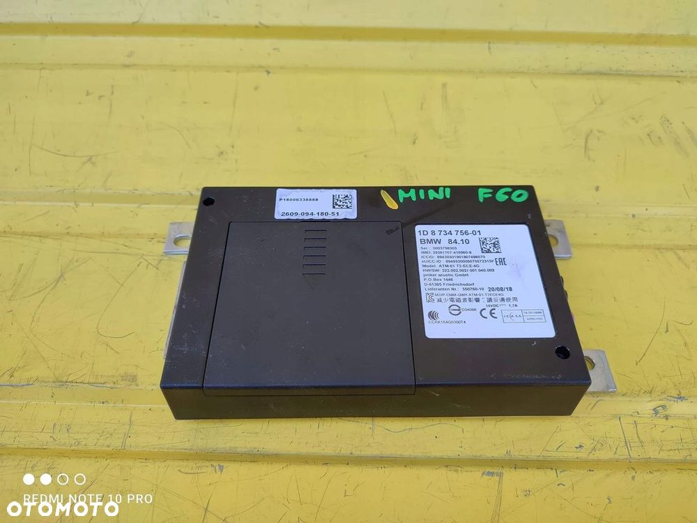 MINI COUNTRYMAN MODUŁ TELEMATIK F60 8734756 - 1