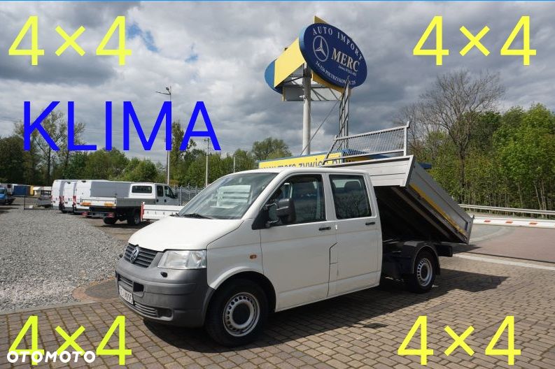Volkswagen T5 4x4 doka wywrotka kiper