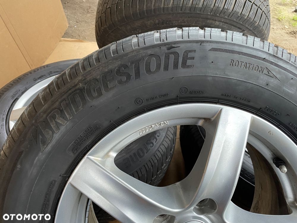 Koła Felgi Audi VW Touareg 7.5 17 ET55 Alutec 5x130 Bridgestone Blizzak LM005 235/65 R17 Zimowe - 6
