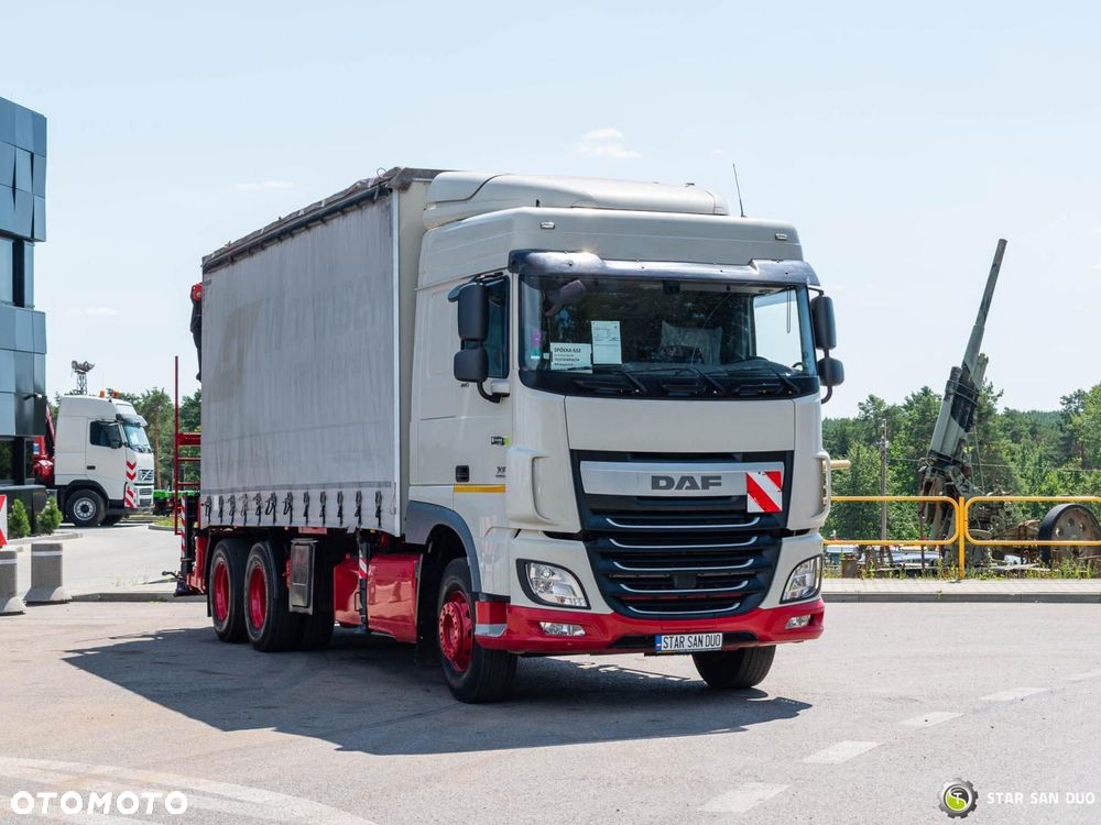 DAF XF 440 6x2 Fassi F365 FLY JIB HDS Żuraw Crane Kran Chwytak do Palet - 10