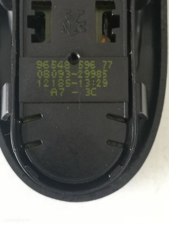 PANEL, PRZEŁĄCZNIK SZYB, USTAWIENIA LUSTEREK 96351622XT PEUGEOT 307, ŚWIATŁO STOP 9641298880 - 11