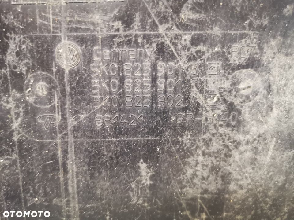 VW GOLF VI 5K0 08- PŁYTA POD SILNIK OSŁONA PODWOZIA NR 5K0825901B 5K0825901C NR AUKCJI OSŁ49 - 6