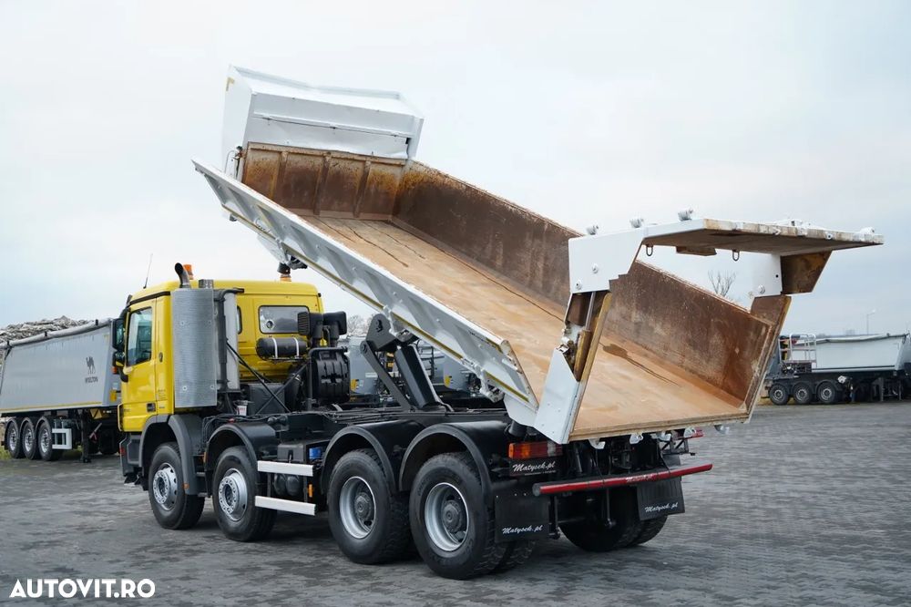 Mercedes-Benz ACTROS 4141 / 8x4 / CAROSERIE INTERSCHIMBABILĂ BDF / BASCULĂ BĂTĂȚI / BANCĂ HIDRODOXICĂ / CLAPETĂ HIDRODOXICĂ / EPS + AMBREIAJ - 3