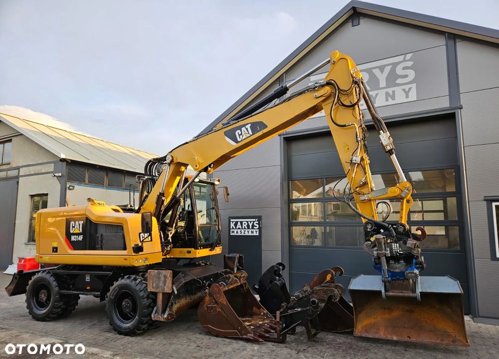 Caterpillar KOPARKA KOŁOWA CAT CATERPILLAR M314F M314 313 314 315 2018R ROTOTILT - 32