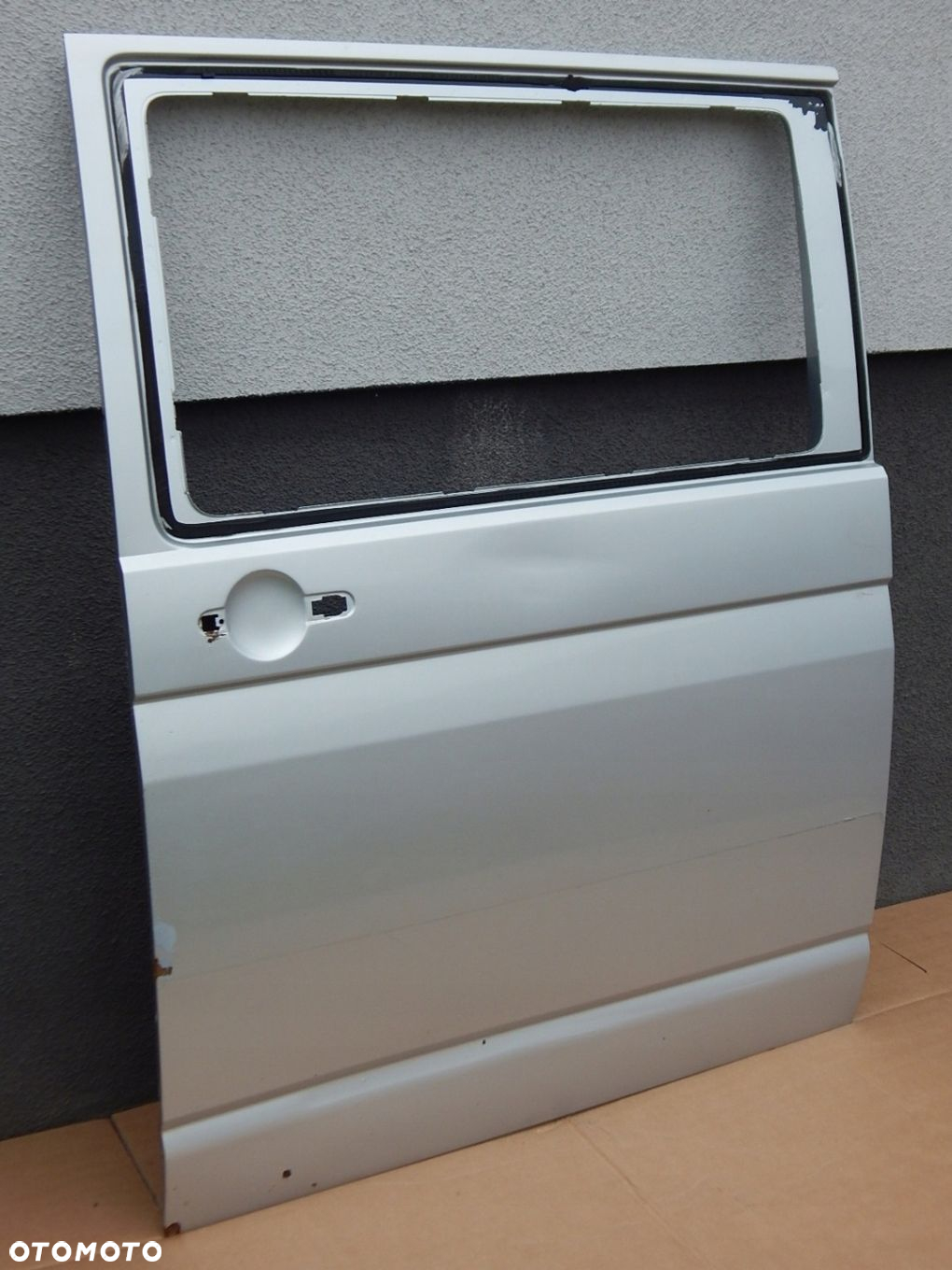 VW T5 drzwi przesuwne lewe tył tylne srebrne LA7W - 2