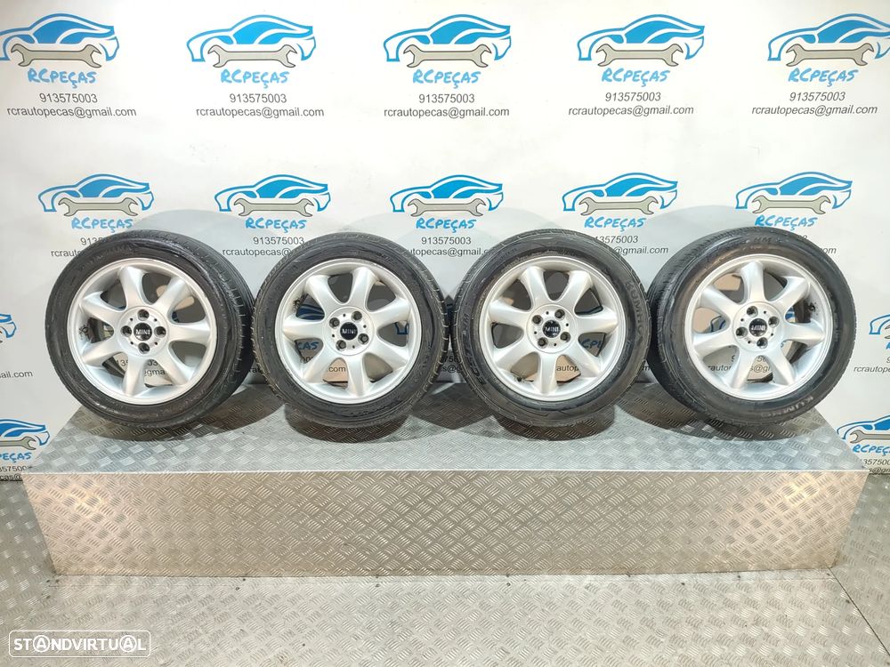 - JANTES RONAL ORIGINAIS MINI COOPER R56 16 POLEGADAS 6.5J ET48 4X100 36116775684 6775684 - 11