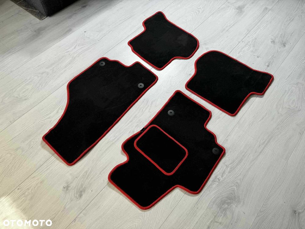 Dywaniki Welurowe Seat Leon 2 II 05-13 Dopasowane Grube PREMIUM Stoper - 6
