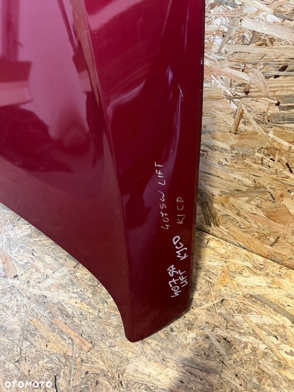 MASKA pokrywa silnika PEUGEOT 407 SW LIFT Kod lakieru: KJCD - 6