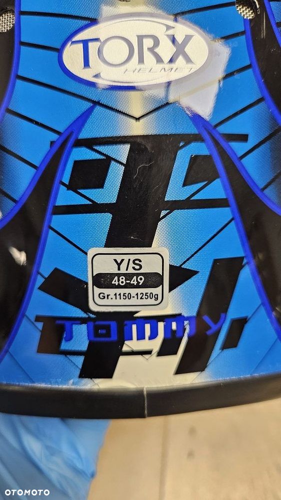 Kask motocyklowy dziecięcy TORX Tommy Rozmiar Y/S (48-49) - 10