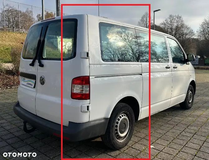 ĆWIARTKA PRAWA TYŁ BOK BŁOTNIK PRÓG PRAWY R902 LB9A BIAŁY POSZYCIE VW T5 LIFT T6 CARAVELLE MULTIVAN TRANSPORTER - 1