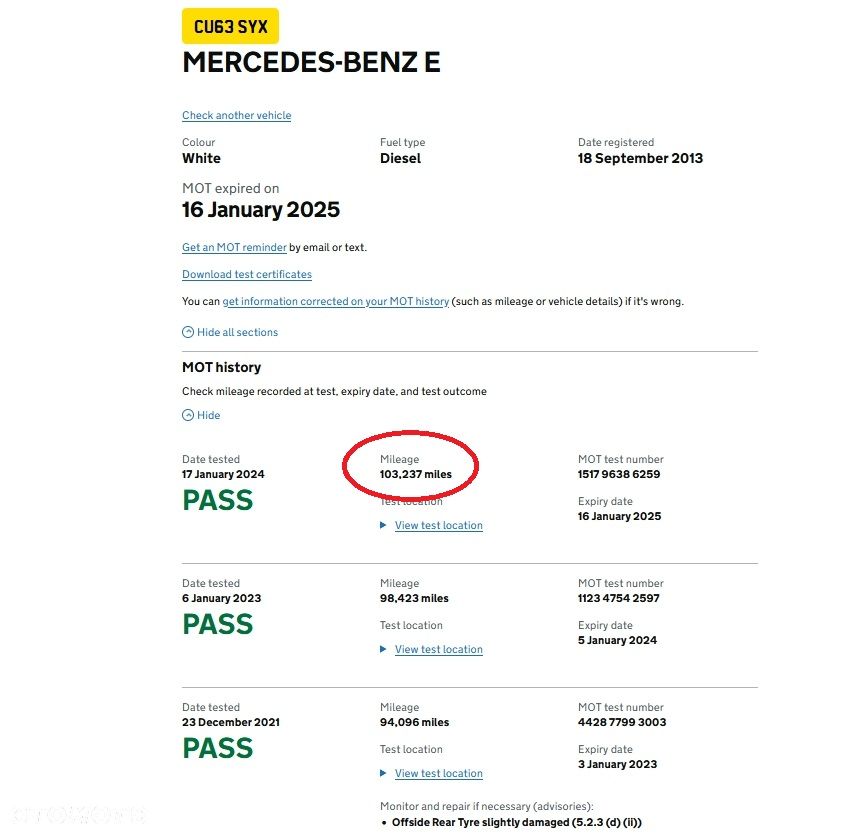 Silnik 651.911 651911 OE Mercedes W207 W204 W212 2.2 cdi 13r 170KM 125 kW przebieg 182 644 km - 7