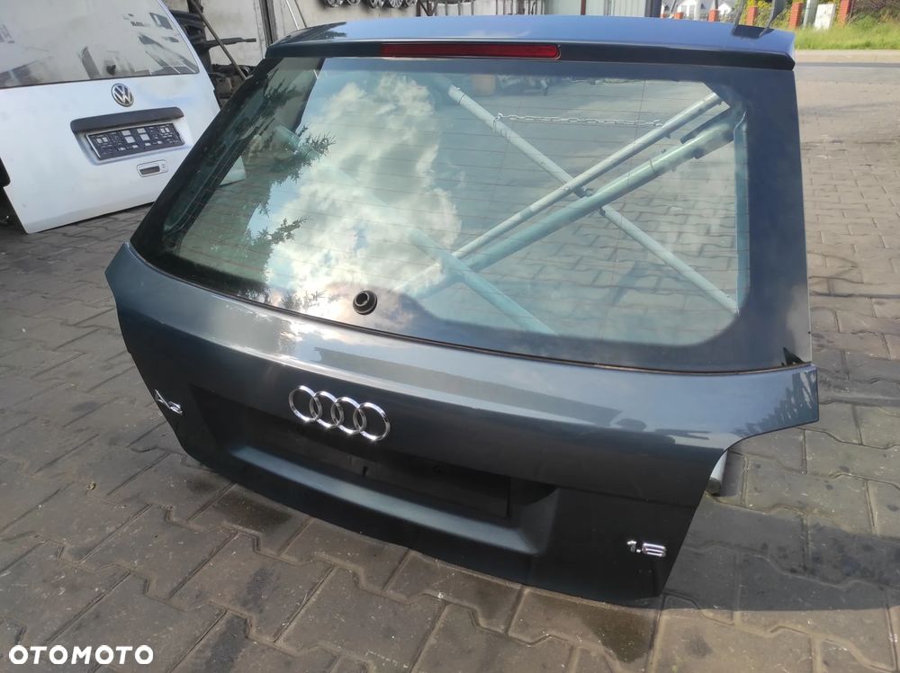 KLAPA BAGAŻNIKA SZYBA TYLNA AUDI A3 8P LIFT 3 DRZWI SZARA WYSYŁKA !!! - 2