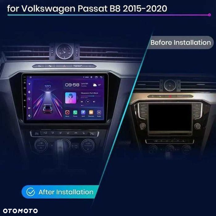 Radio Nawigacja Skoda Superb 3 2015 - 2019, 2GB 32GB, CarPlay, Android - 3
