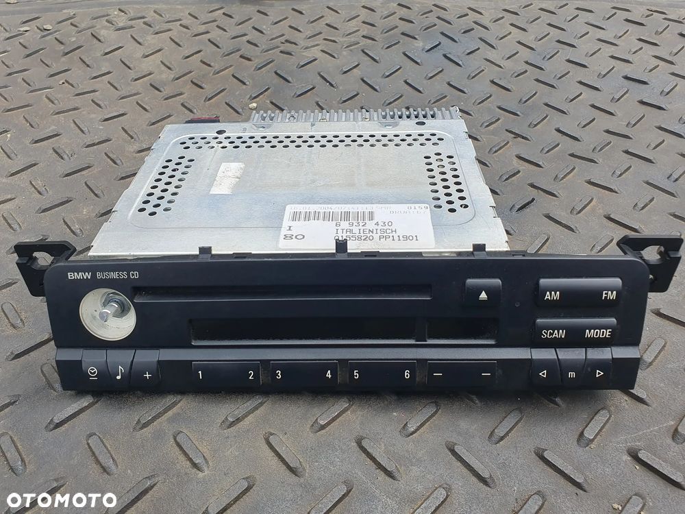 BMW E46 RADIOODTWARZACZ RADIO FABRYCZNE BUSINESS CD 6932430 - 1