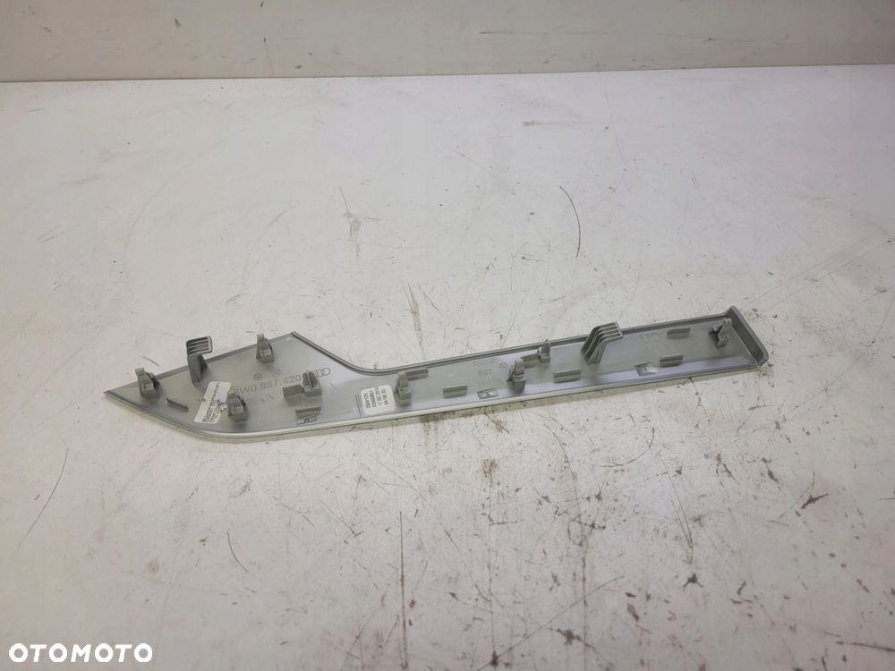 DEKOR LISTWA DRZWI PRAWY TYŁ AUDI A4 B9 8W0867420 - 4