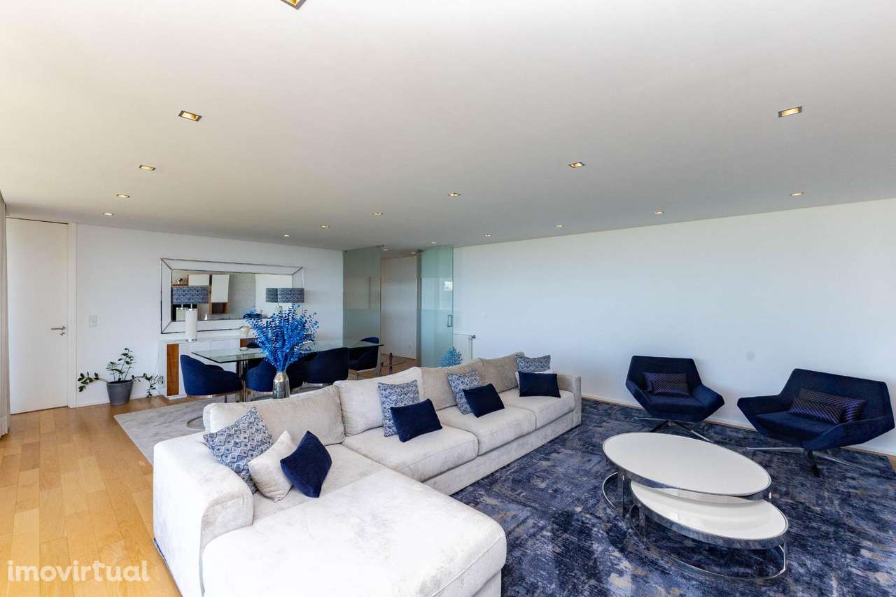 T3 de Luxo na 1.ª Linha de Mar, Madalena ,170m2 Úteis ,Box 69m2... - Grande imagem: 3/43