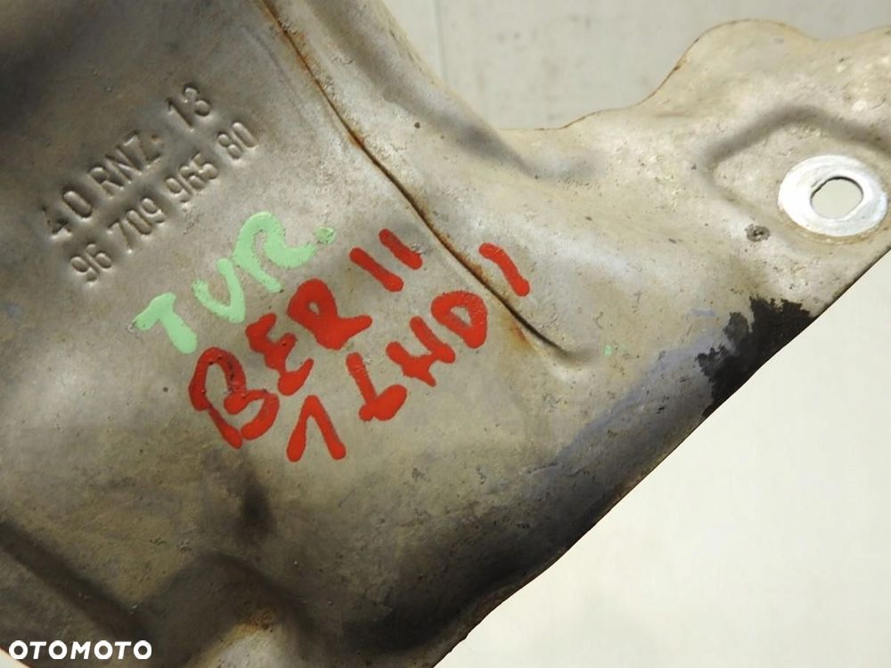 OSŁONA TERMICZNA TURBINY CITROEN BERLINGO II 1.6 HDI 9670996580 - 2