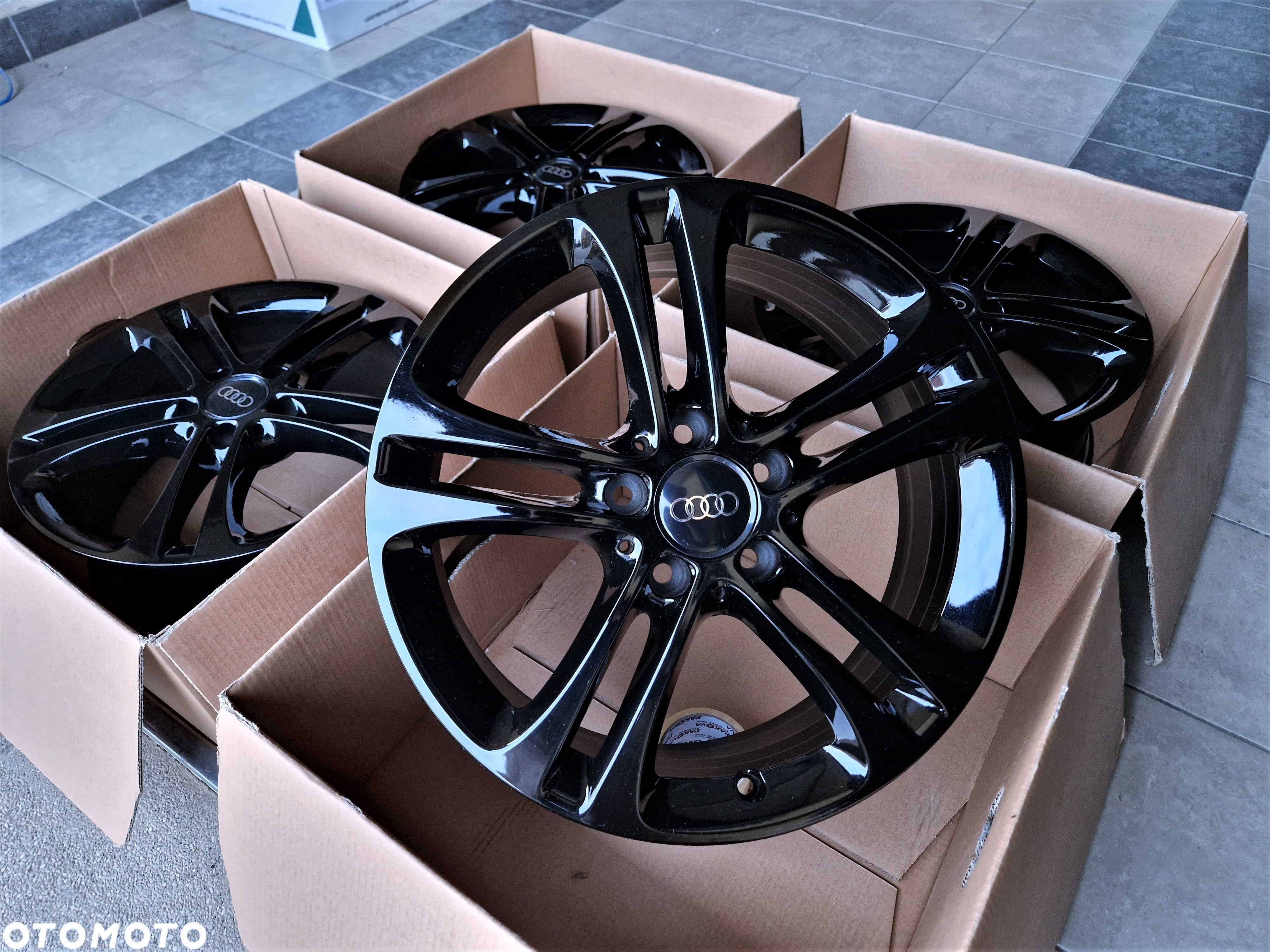 Alufelgi 17 5x112 Audi A3 A4 Q2 Q3 Seat Leon Exeo Altea Czarne ! 806# - 3