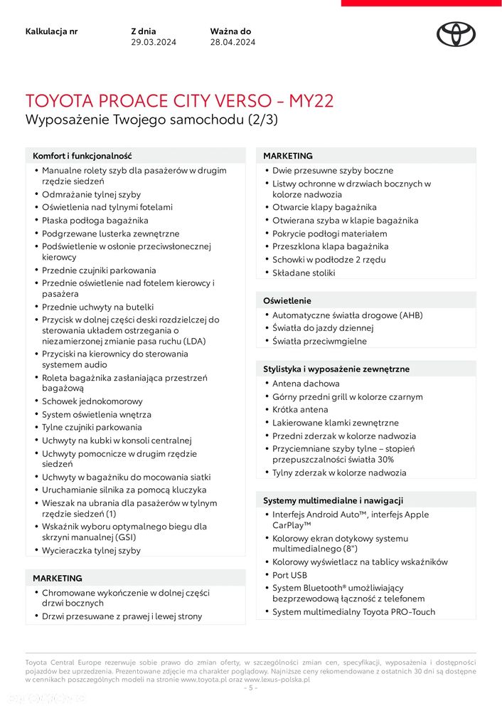 Toyota Proace City Verso Long 1.5 D-4D Family - 9