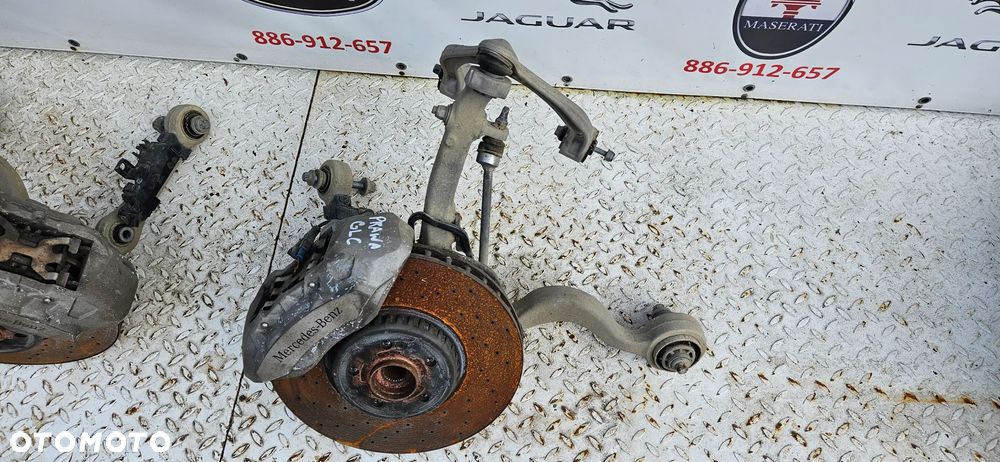 Mercedes GLC X253 3.0 350d V6 24V 4-Matic 258 KM Kompletna zwrotnica przednia prawa lewa Zawierzenie przód prawy lewy Zwrotnica Wahacze Piasta - 13