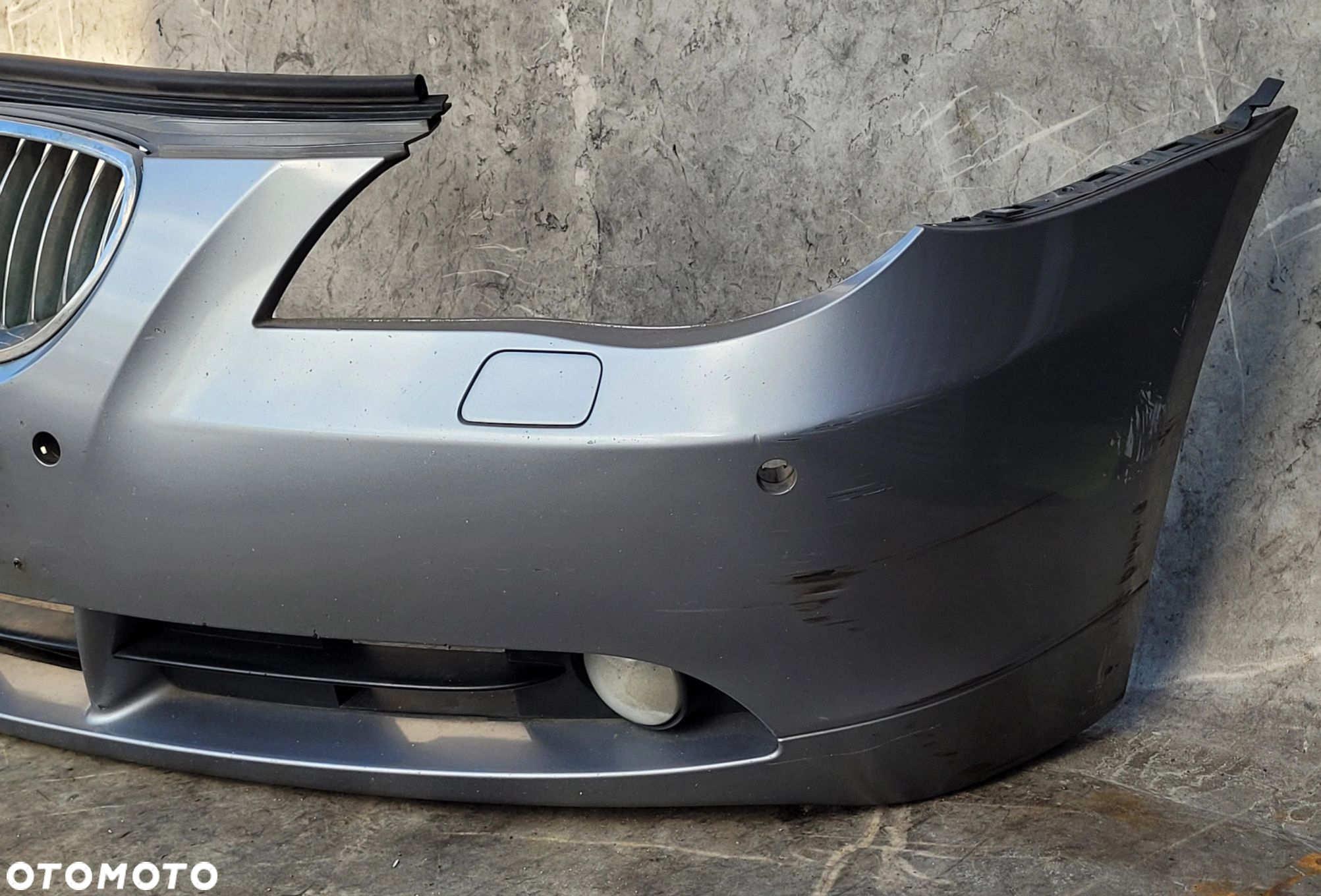 ZDERZAK PRZÓD PRZEDNI BMW E60 E61 A08 SILBERGRAU A170 - 4