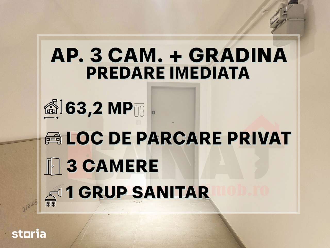 Ap. 3 cam. | NOU | Gradina | Predare Imediata | DEZVOLTATOR |VIDEO — fotografia 1