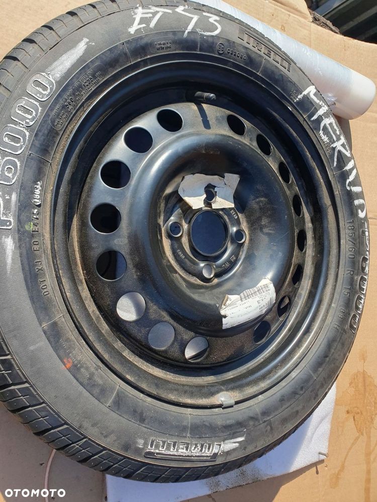 KOŁO ZAPASOWE PIRELLI P6000 185/65 R15 OPEL DOT 1403 JAK NOWE 4X100 - 2