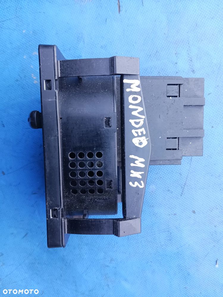 Ford Mondeo MK 3 MkIII kierownica drewno drewniana dekory drewniane zegarek włącznik świateł - 3